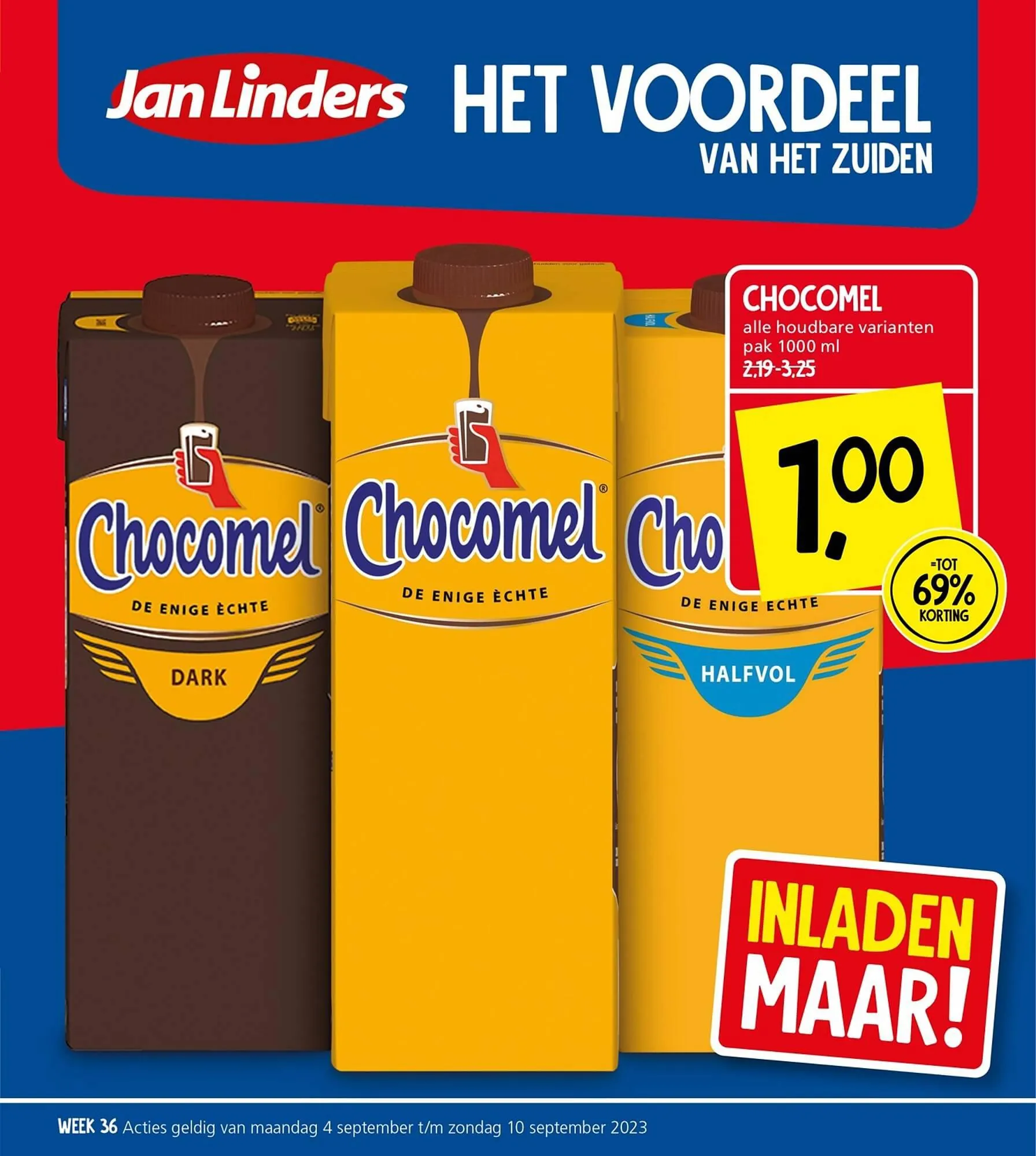 Jan Linders folder van 3 september tot 10 september 2023 - Folder pagina 1