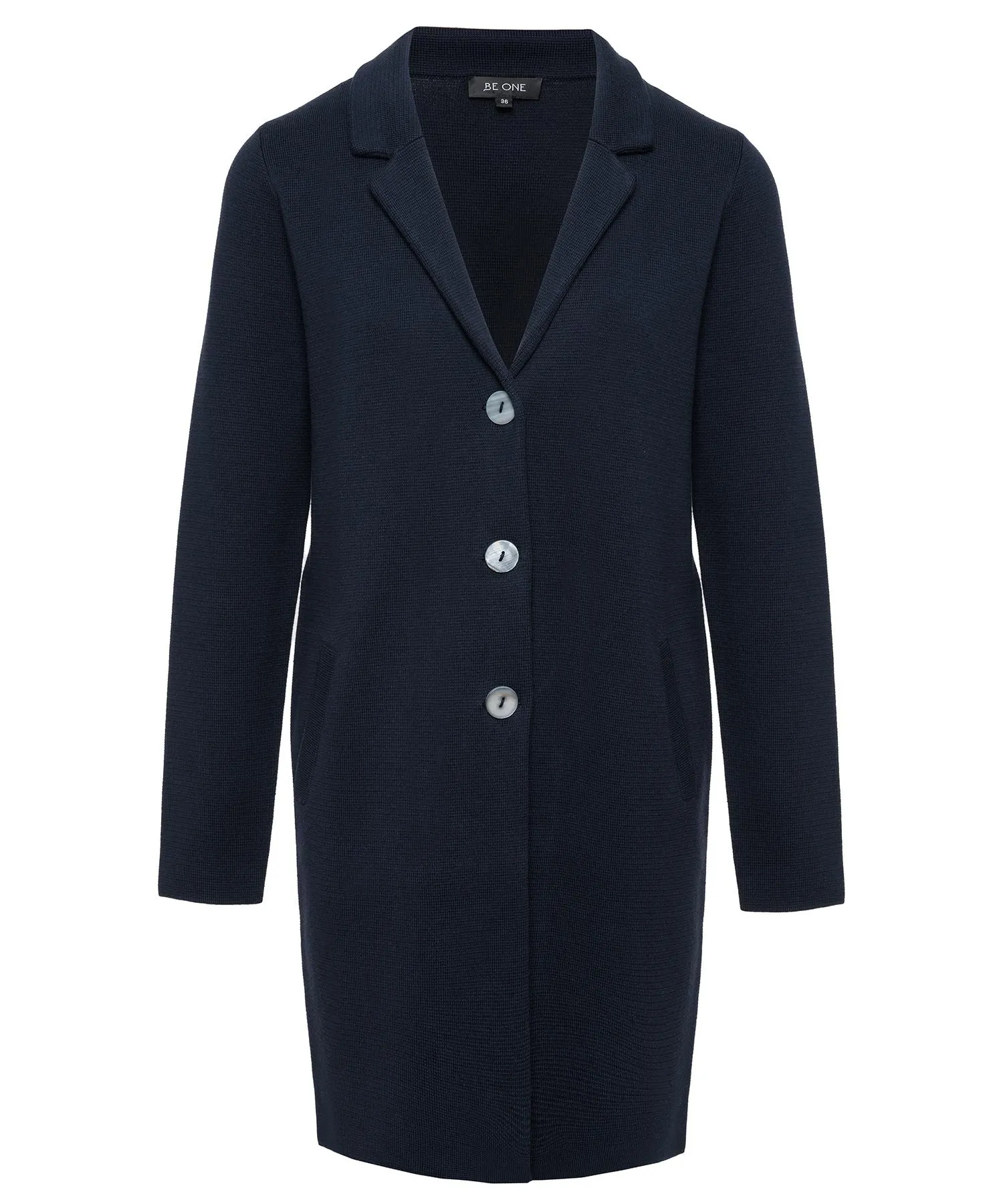 BeOne blazervest puntaknit lang