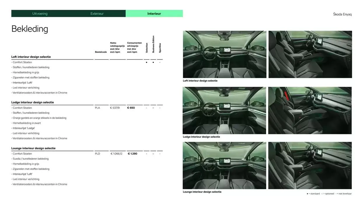 Škoda Prijslijst per 9 januari 2025 van 9 januari tot 9 januari 2026 - Folder pagina 12