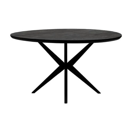 Kick eettafel Havard - 140cm - Zwart