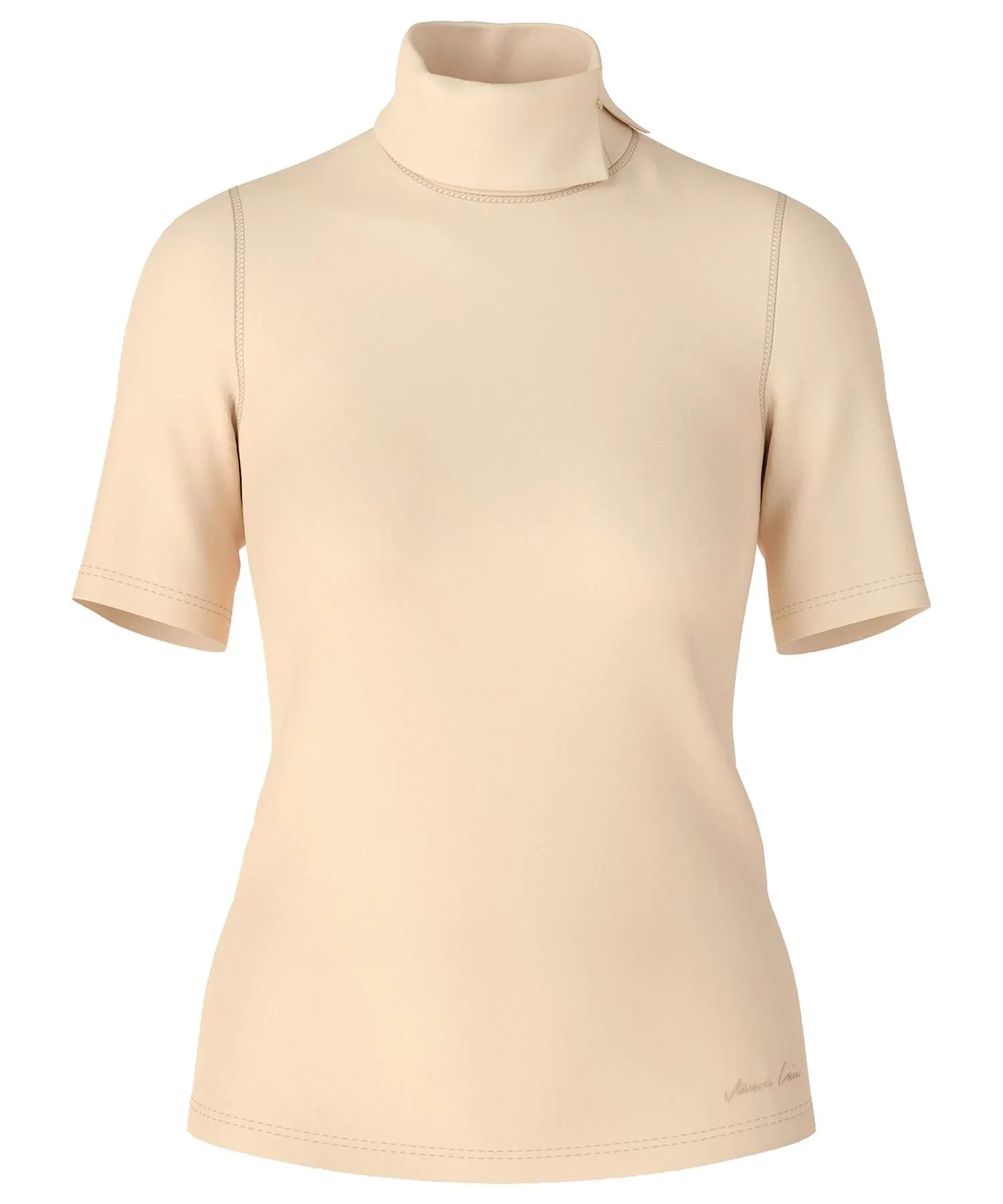 Marc Cain colshirt met knipcol