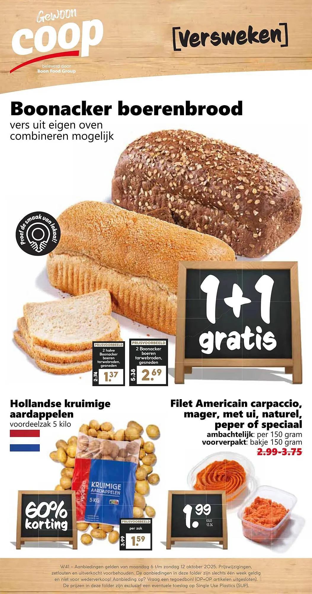 Coop folder van 6 oktober tot 12 oktober 2025 - Folder pagina 1