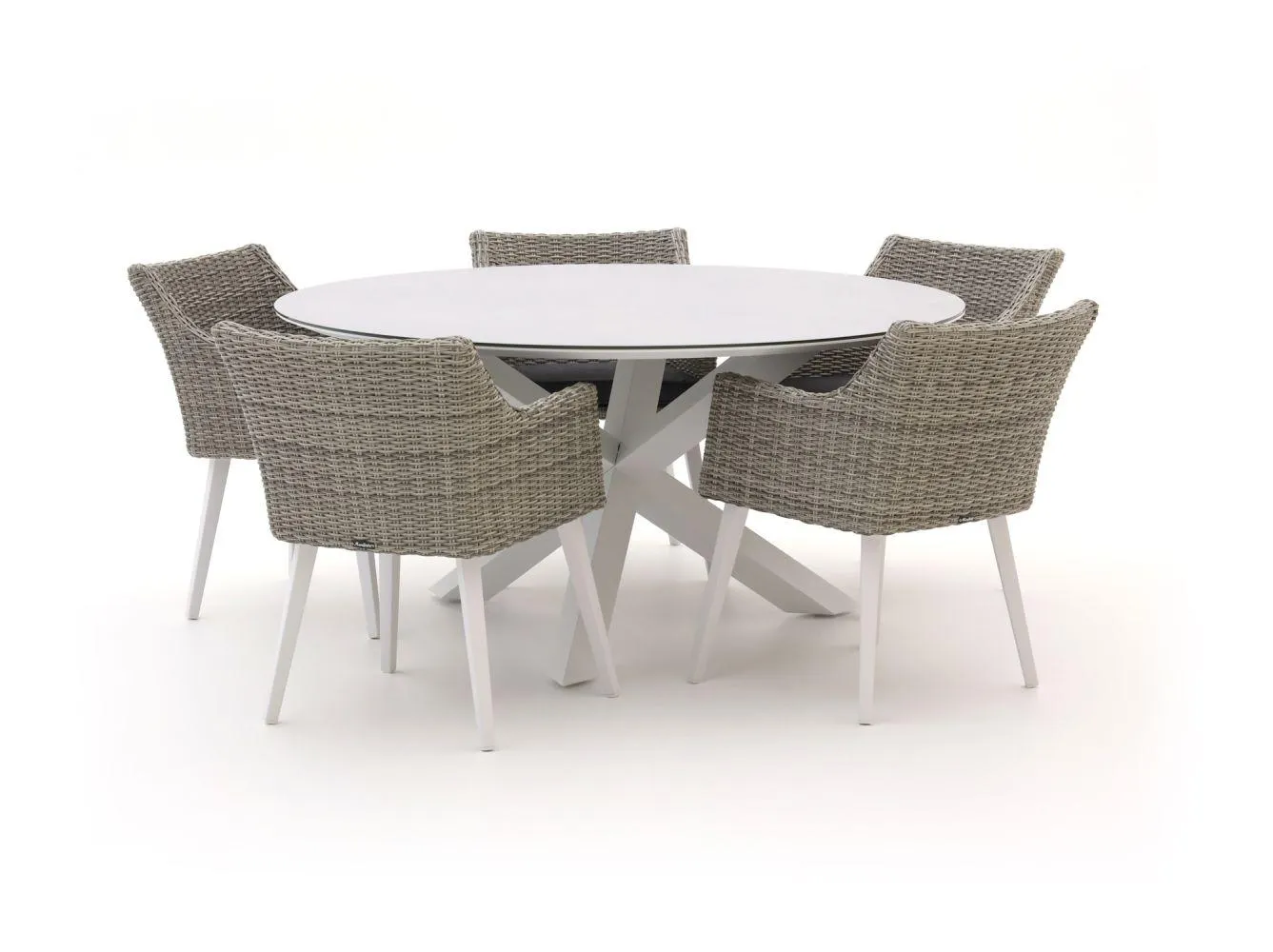Manifesto Matese/Ferrone ø 150cm dining tuinset 6-delig