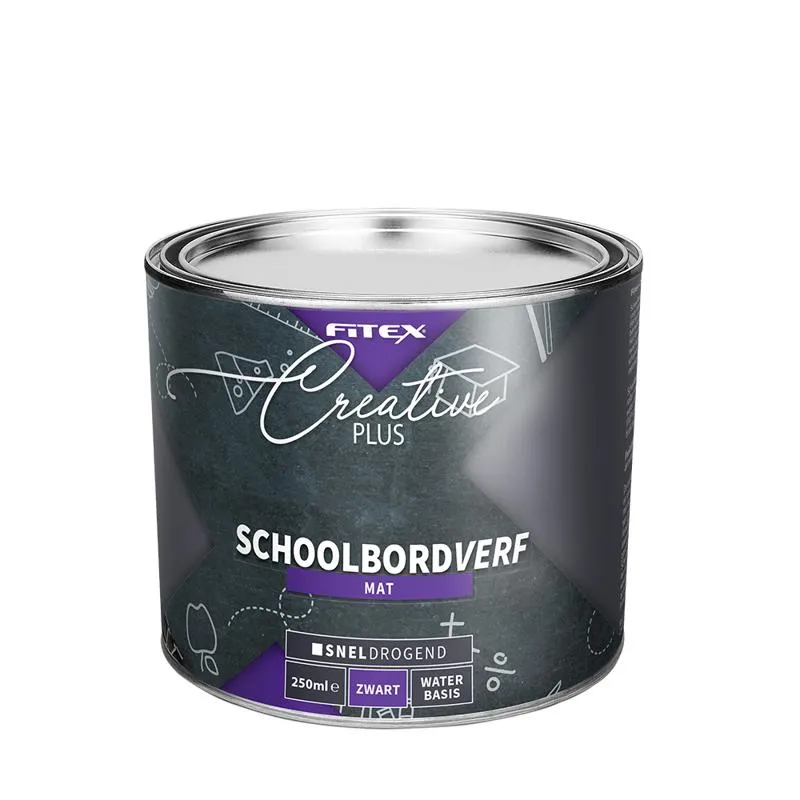 Fitex Creative+ Schoolbordverf Zwart