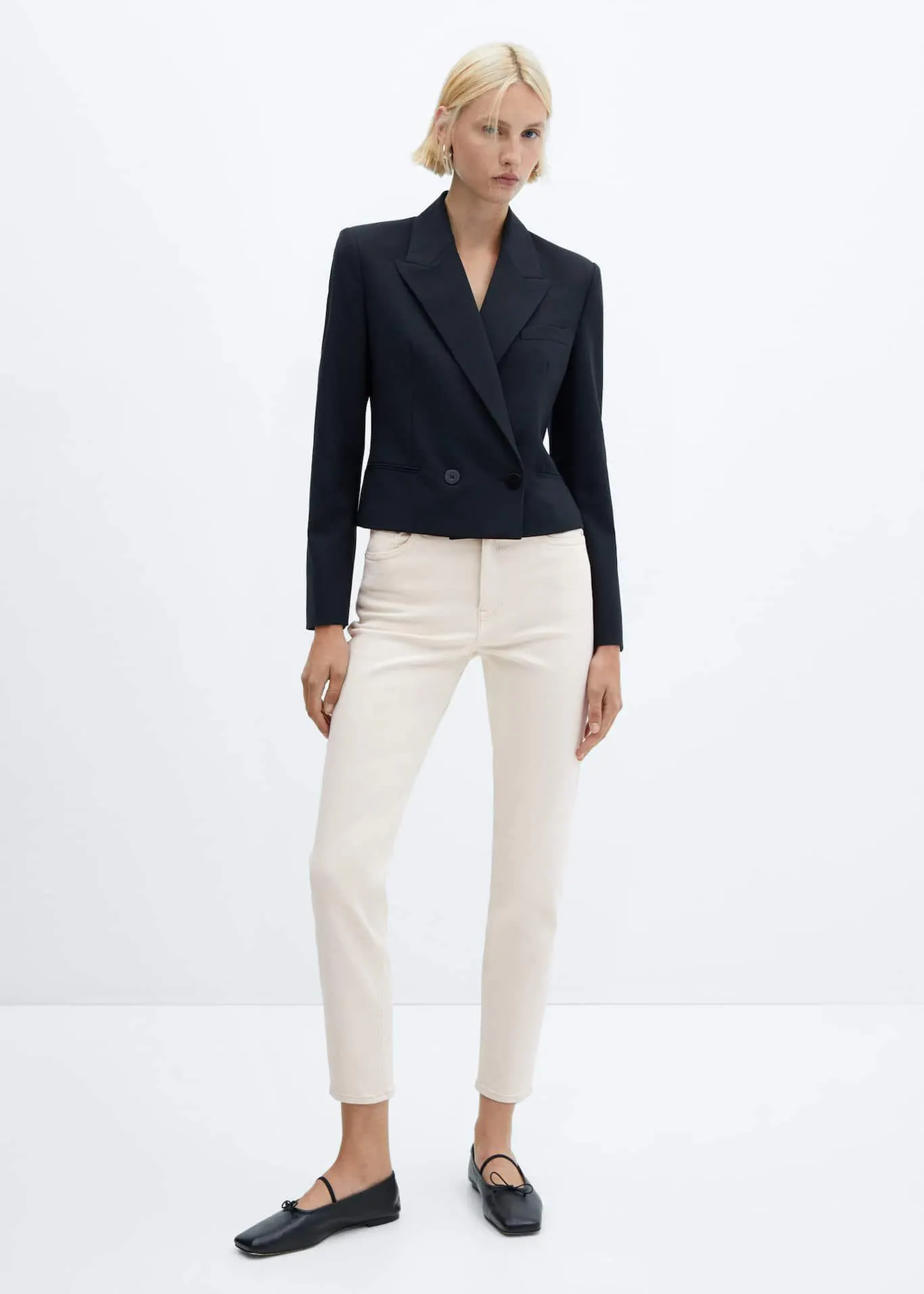 Comfort mom jeans met hoge taille