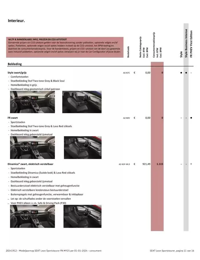 SEAT Leon Sportstourer van 4 januari tot 4 januari 2026 - Folder pagina 11