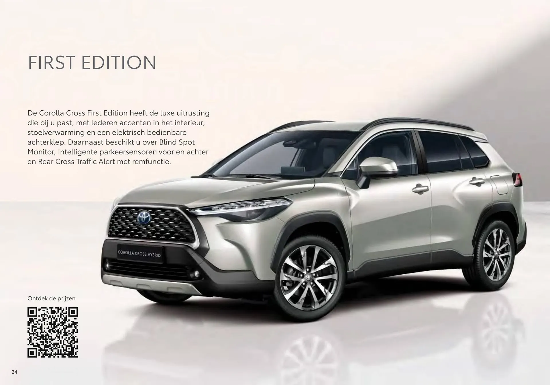 Toyota Corolla Cross folder van 8 januari tot 8 januari 2024 - Folder pagina 24