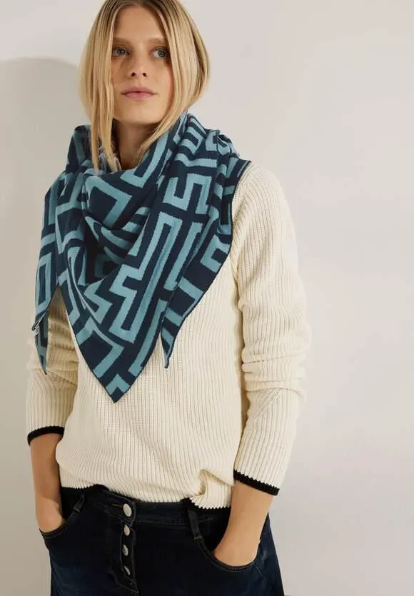 Driehoekige doek met print