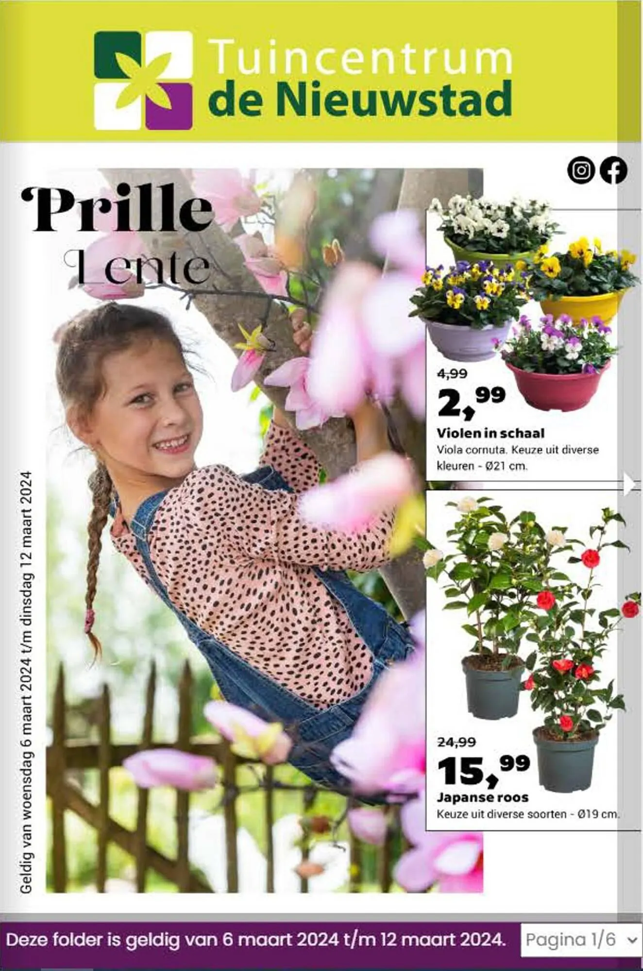 Tuincentrum de Nieuwstad folder van 6 maart tot 12 maart 2024 - Folder pagina 