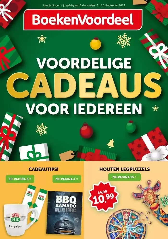 Cadeaus van 10 december tot 26 december 2024 - folder pagina 1