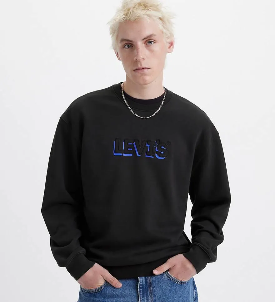 Relaxed Graphic Crewneck Sweatshirt