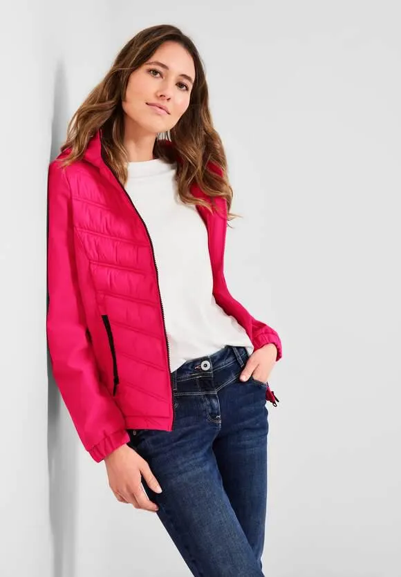 Softshelljas in materiaalmix