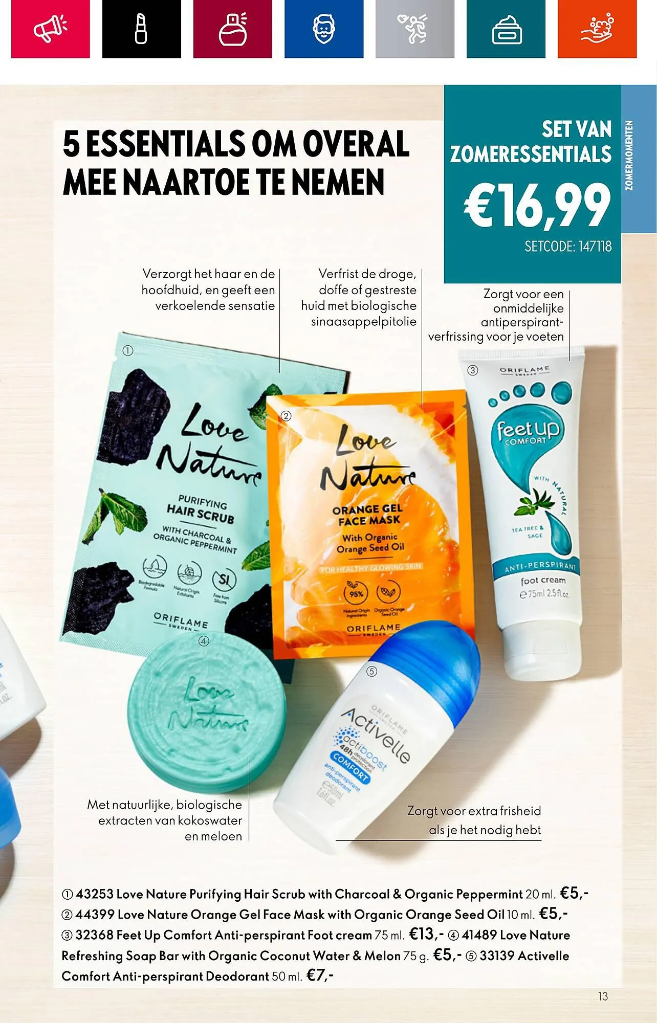 Oriflame folder van 28 juni tot 18 juli 2023 - Folder pagina 13