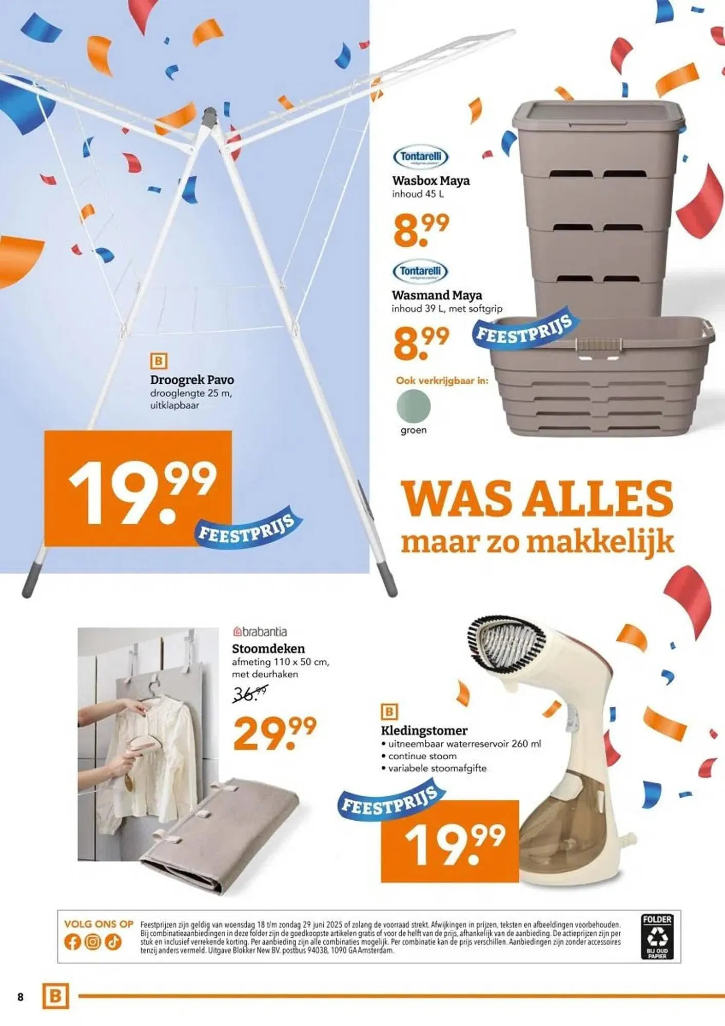 Blokker folder van 18 juni tot 29 juni 2025 - Folder pagina 8