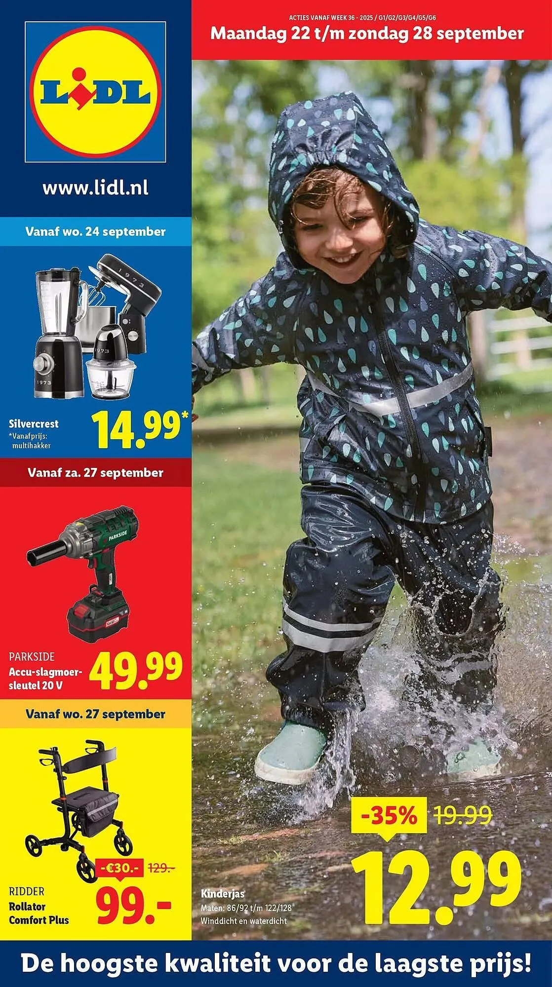 Lidl folder van 18 september tot 30 september 2025 - Folder pagina 1