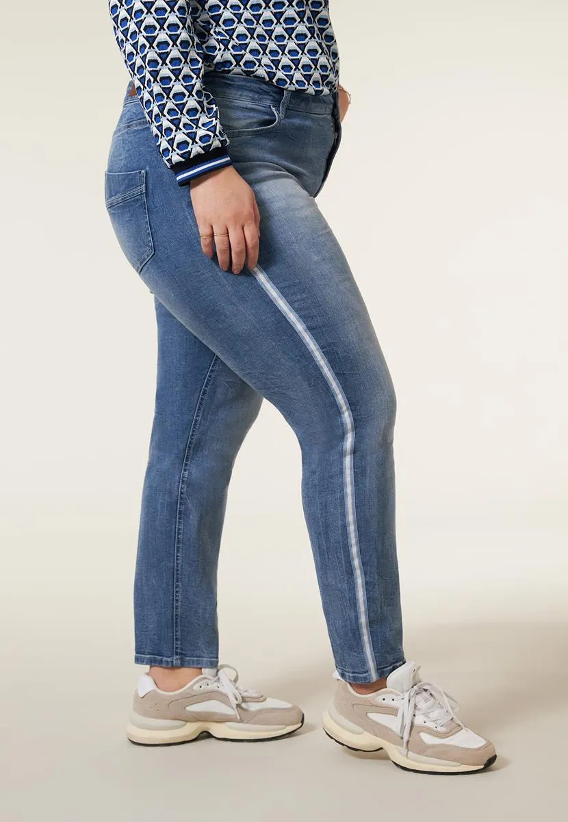 Jeans slim fit blauw 30"