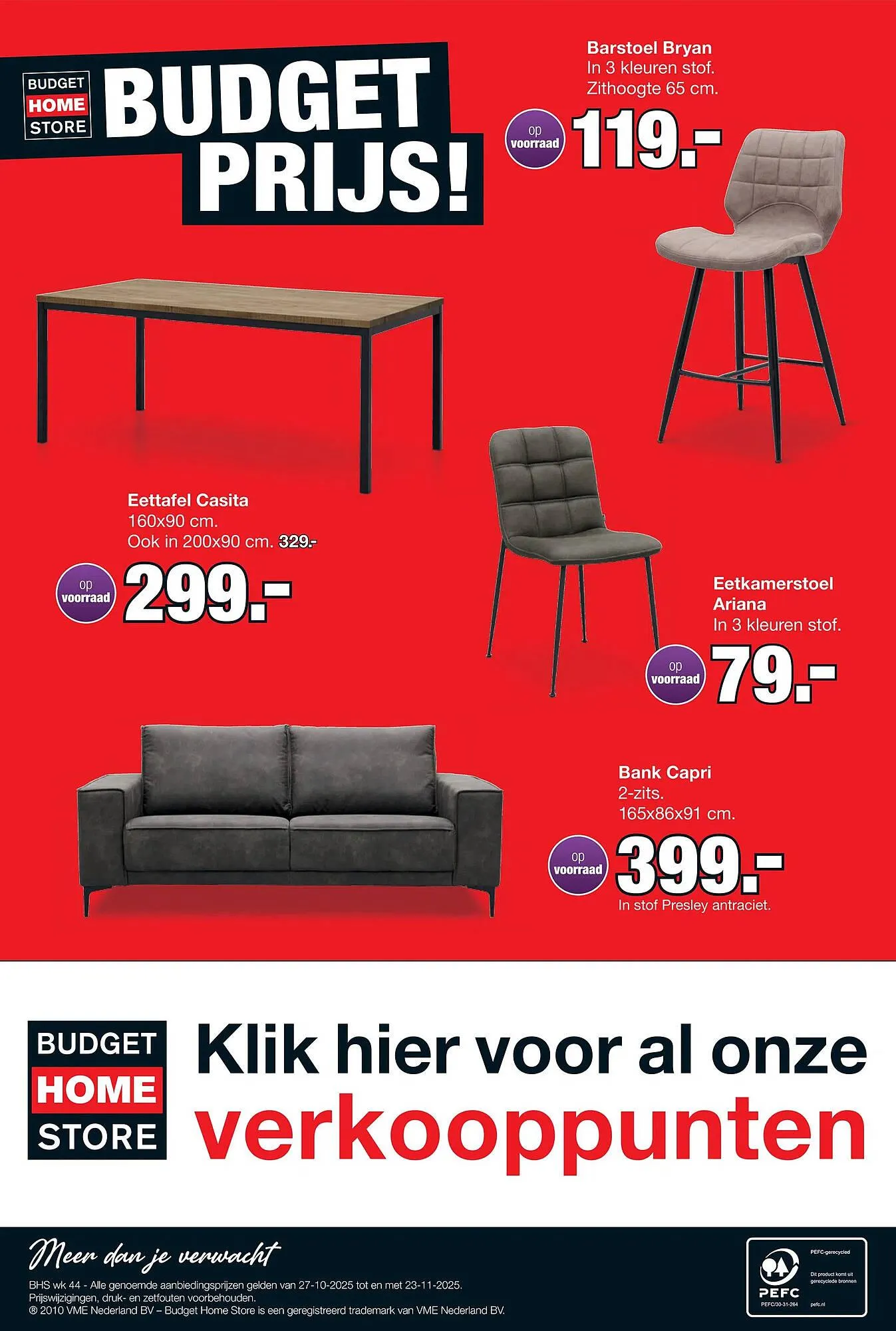 Budget Home Store folder van 26 oktober tot 23 november 2025 - Folder pagina 12