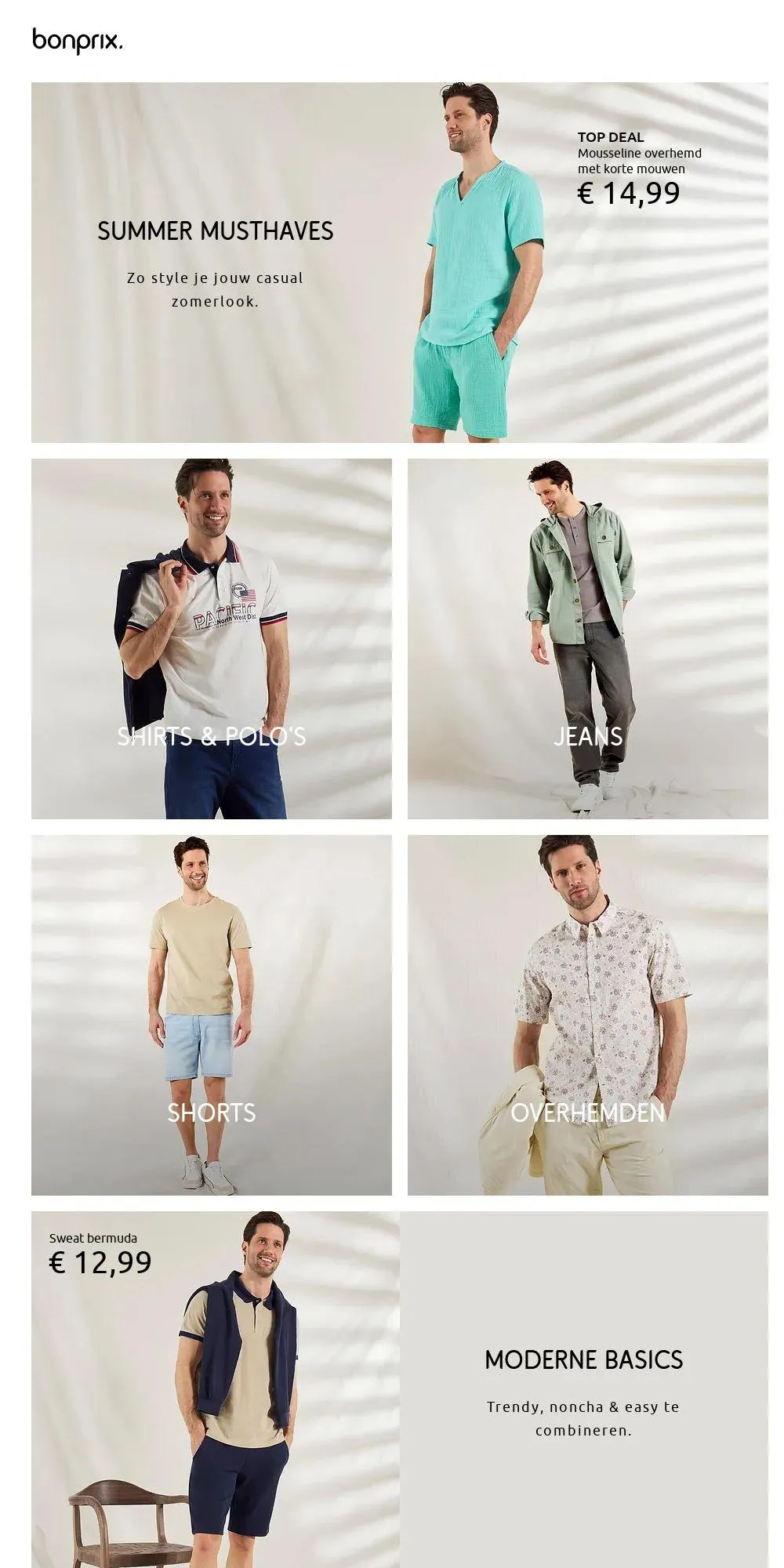 Bonprix Actuele folder van 19 mei tot 25 mei 2025 - Folder pagina 1