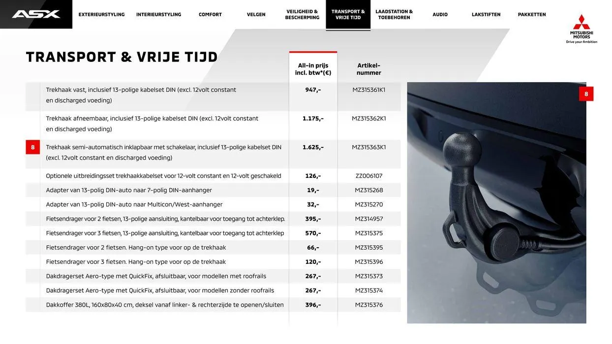 Mitsubishi Asx van 30 maart tot 30 maart 2025 - Folder pagina 10