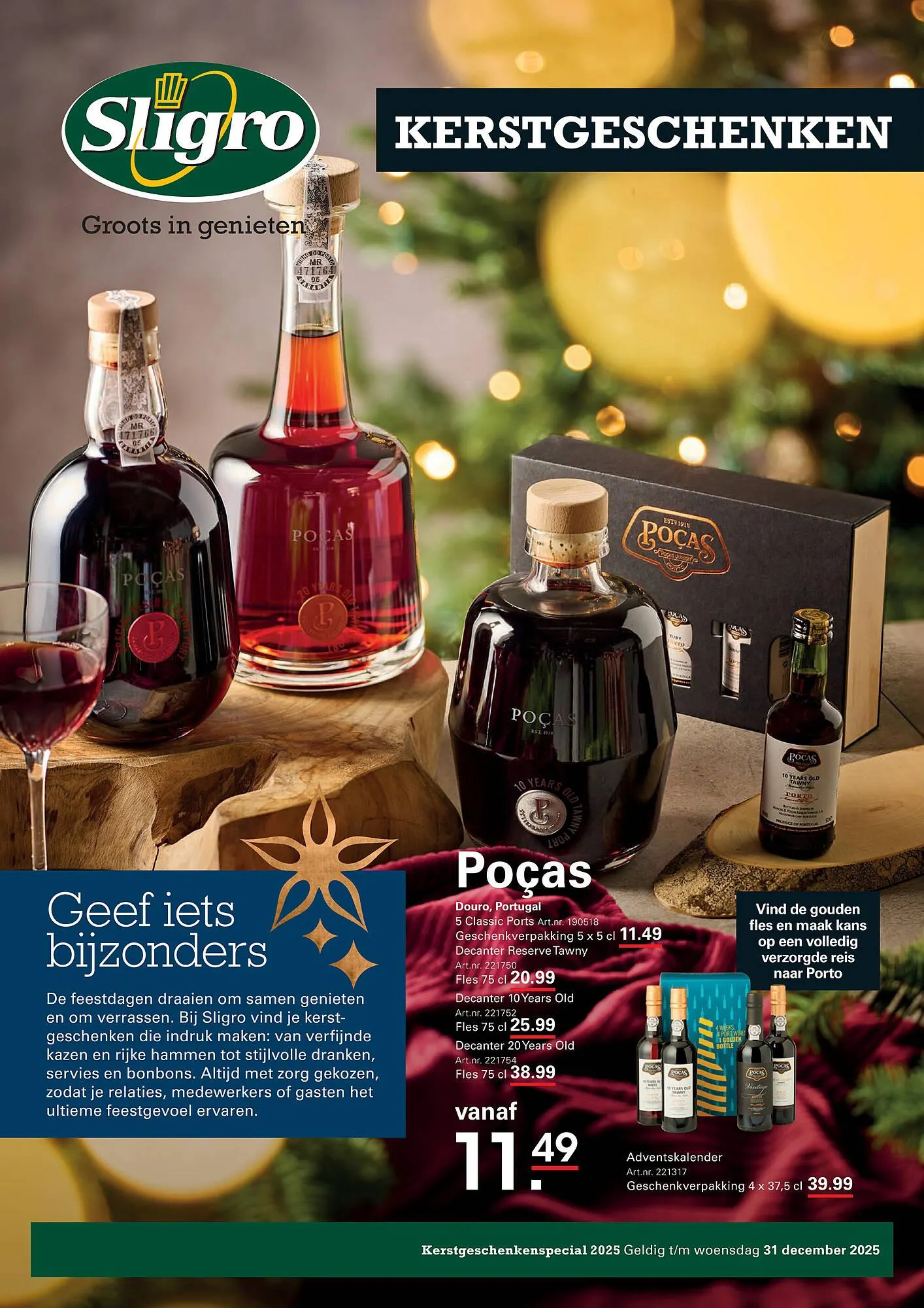 Sligro folder van 30 september tot 31 december 2025 - Folder pagina 1