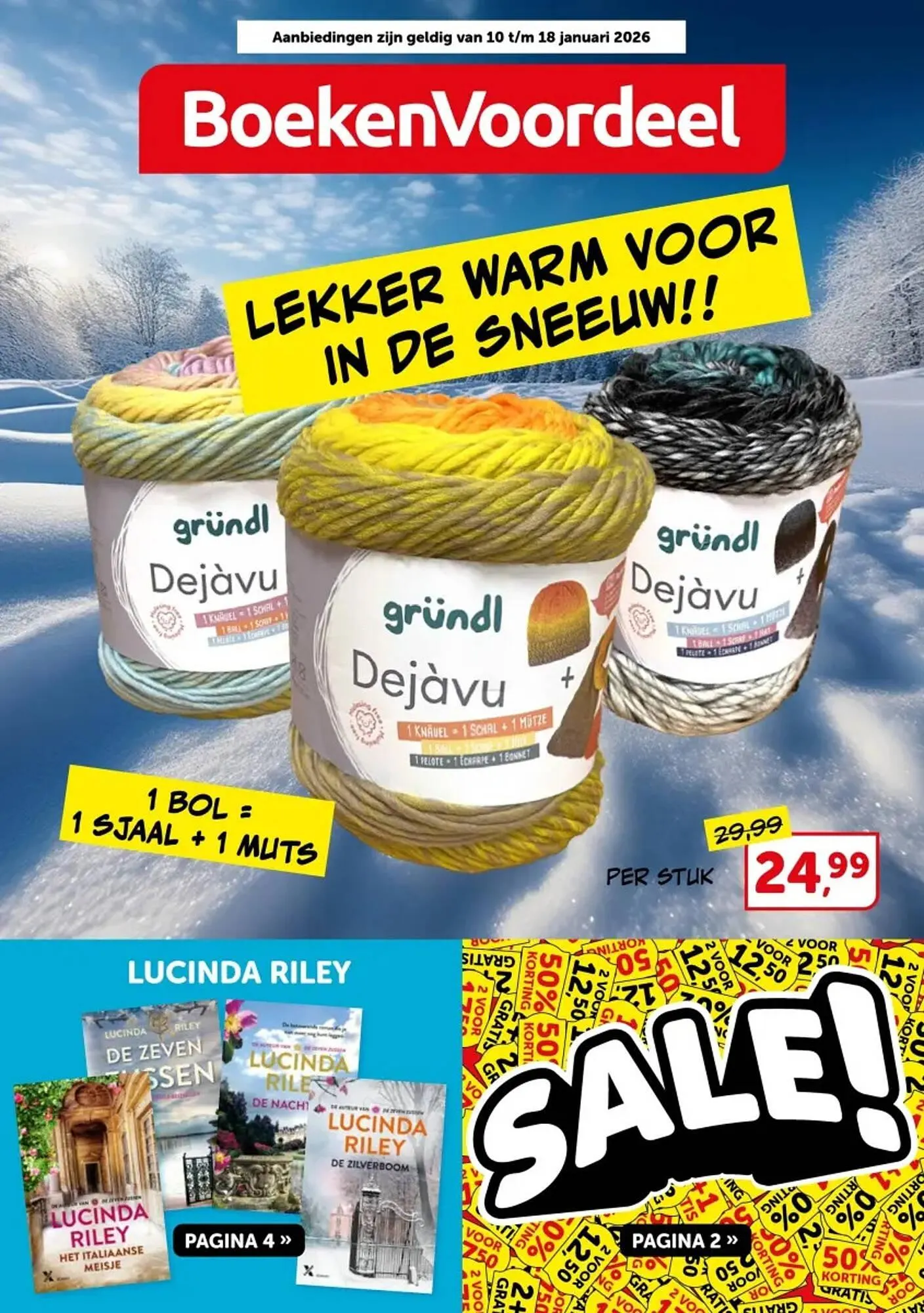 Boekenvoordeel folder van 10 januari tot 18 januari 2026 - Folder pagina 1