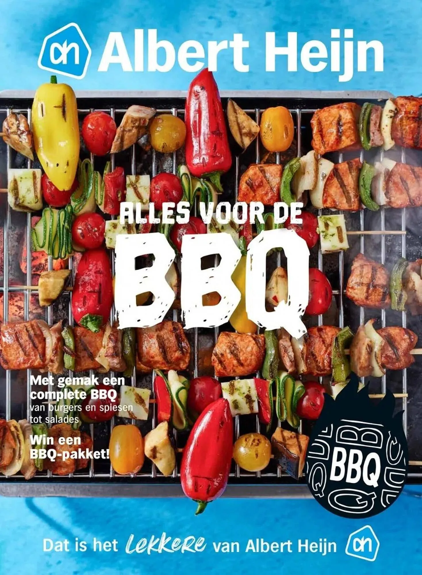 Albert Heijn BBQ folder van 12 mei tot 31 augustus 2023 - Folder pagina 1