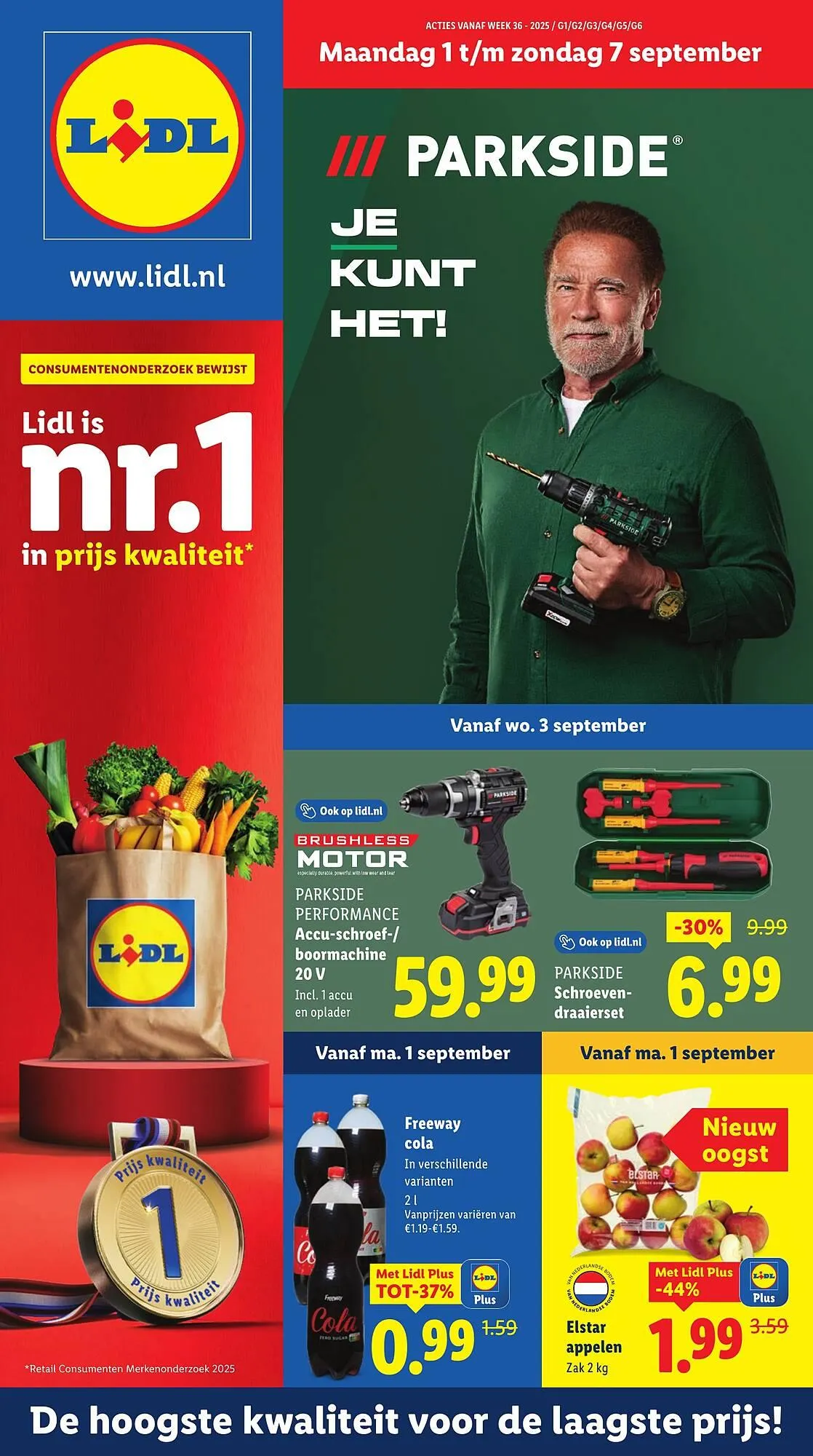 Lidl folder van 1 september tot 7 september 2025 - Folder pagina 1