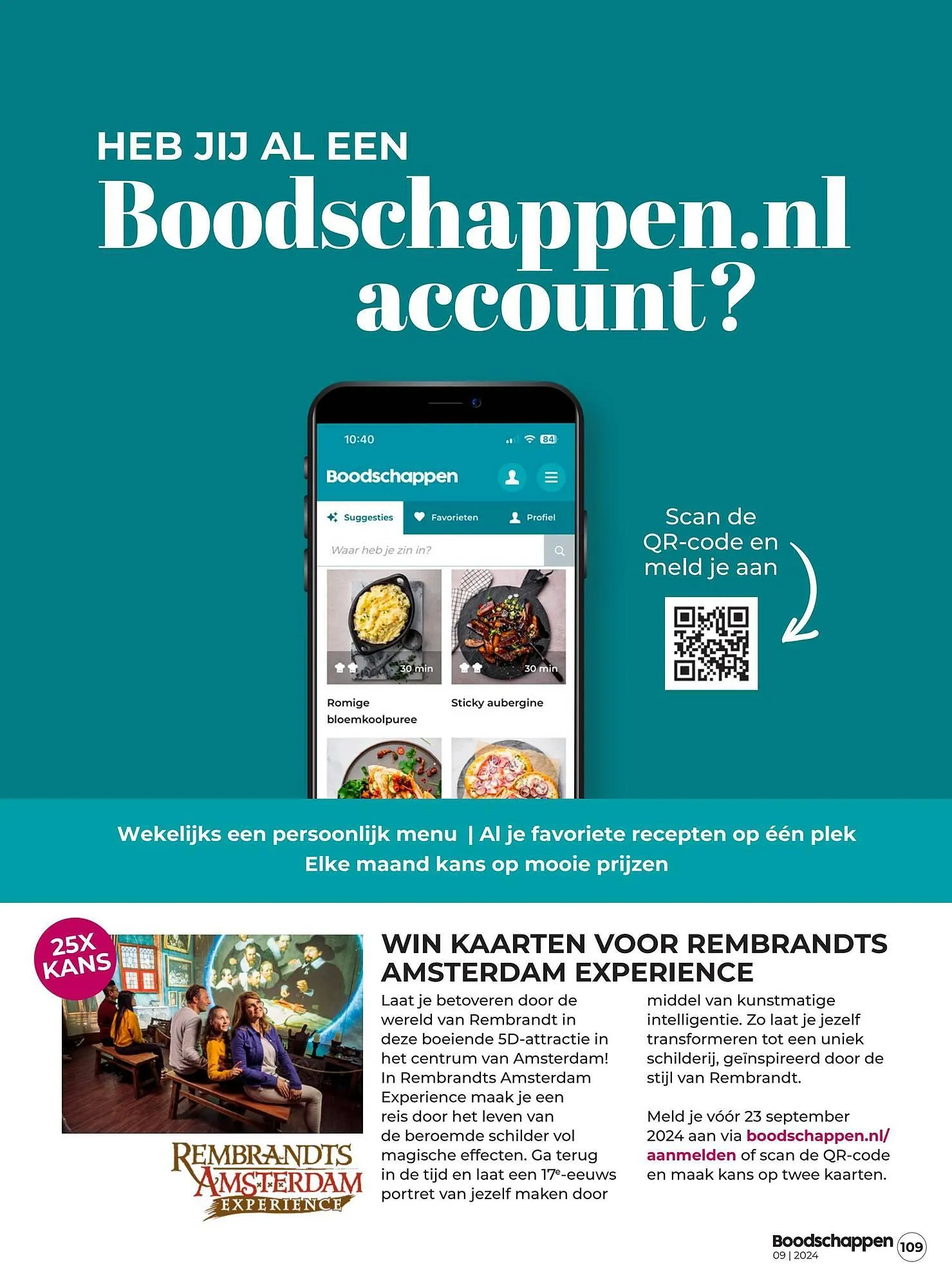 Boodschappen folder van 1 september tot 30 september 2024 - Folder pagina 109