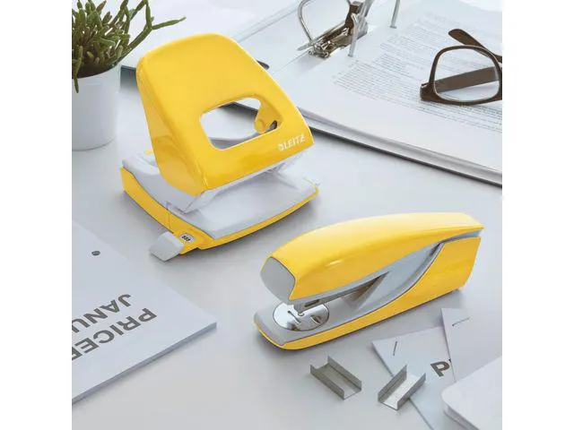 Leitz WOW 5008 Perforator, 30 vel, Geel