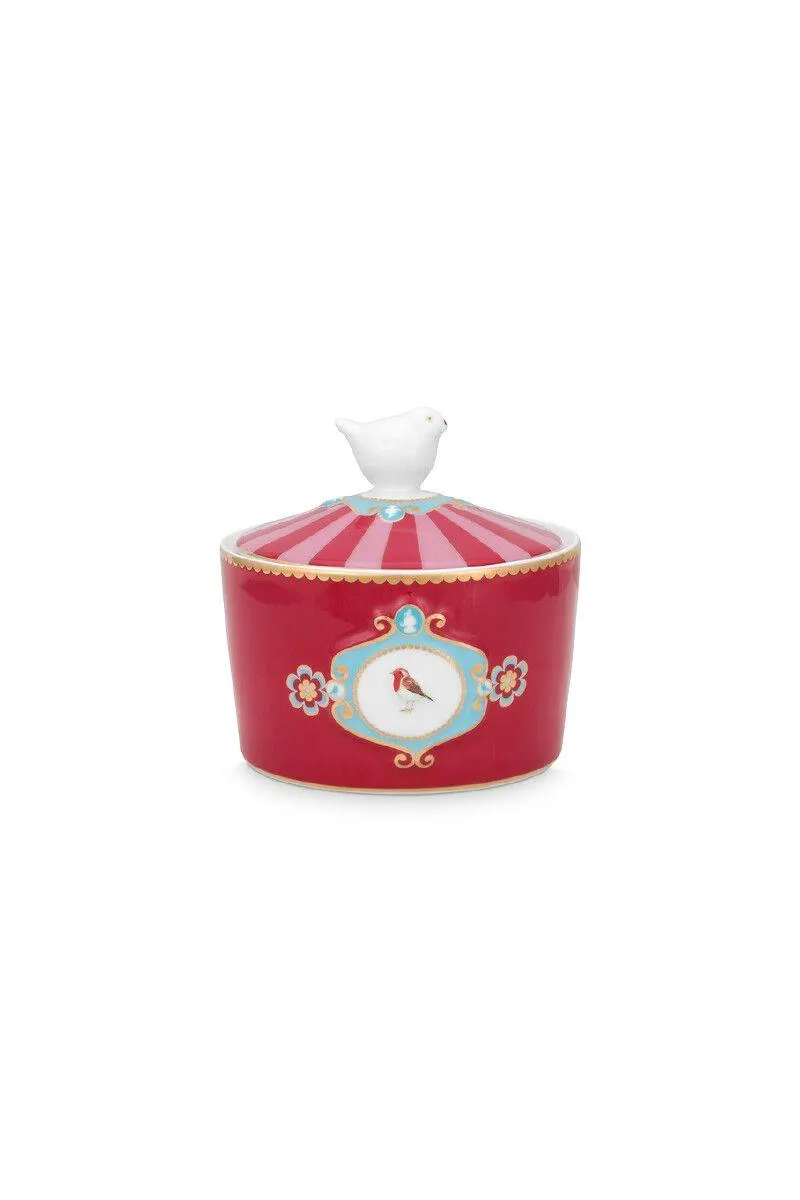 Love Birds Suikerpot Rood/Roze