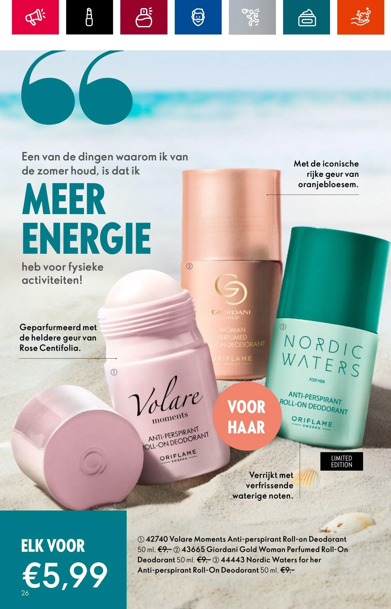 Oriflame Actuele folder van 28 juni tot 18 juli 2023 - Folder pagina 26