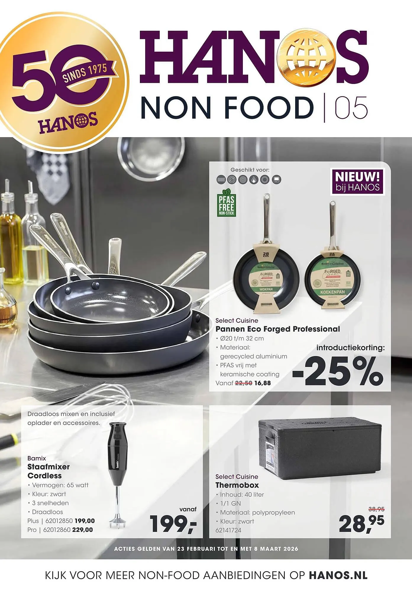 HANOS folder van 23 februari tot 8 maart 2026 - Folder pagina 1