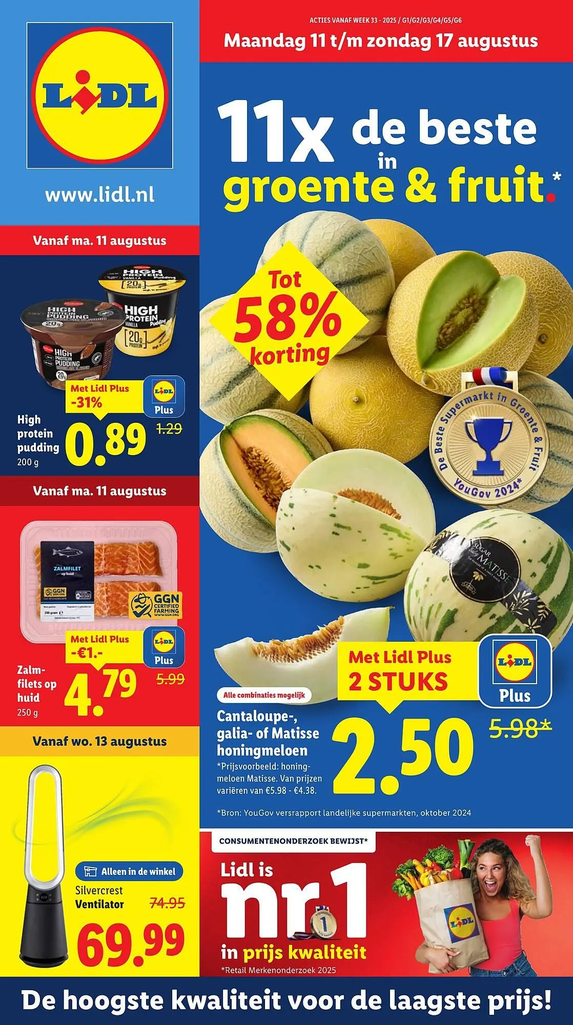 Lidl folder van 11 augustus tot 18 augustus 2025 - Folder pagina 1