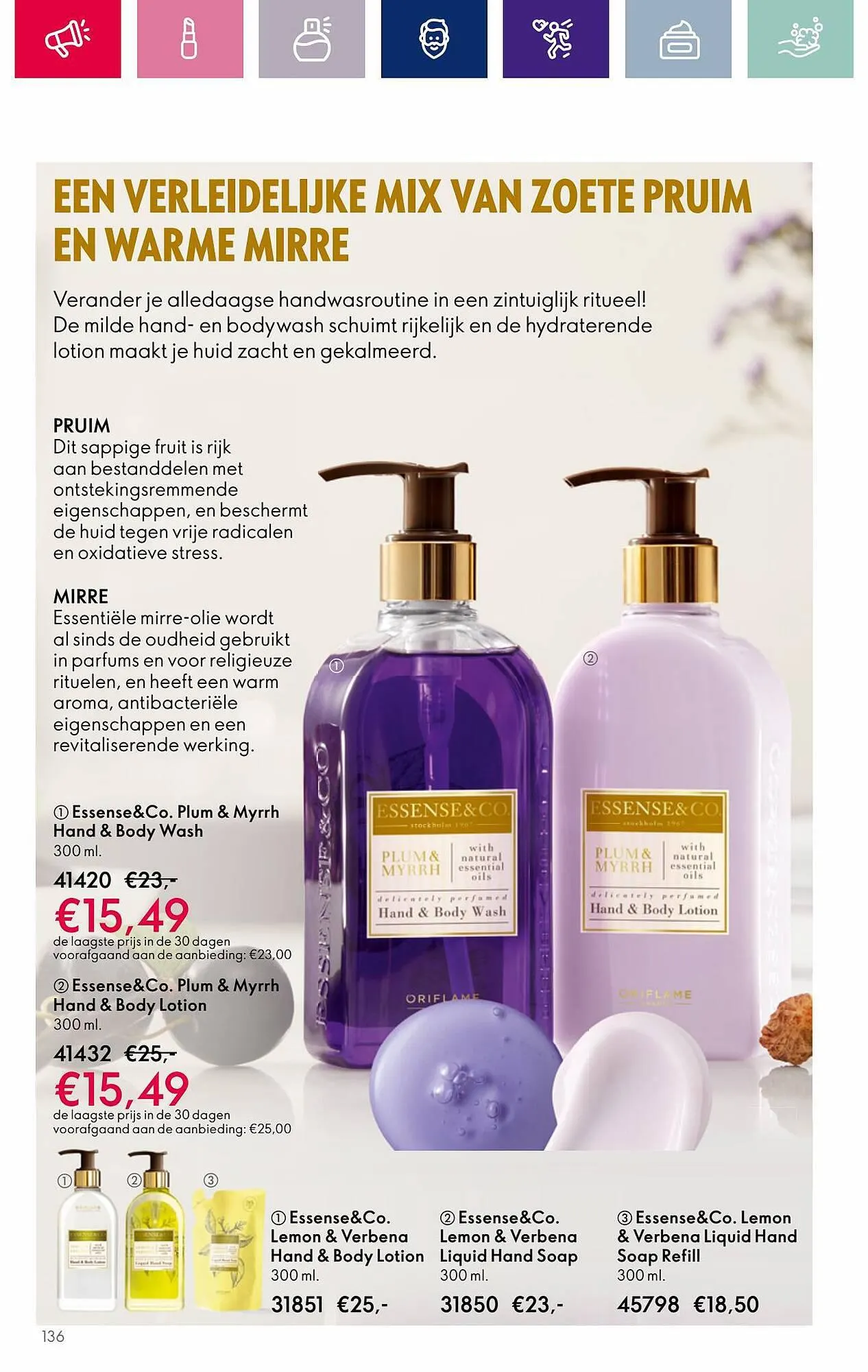 Oriflame folder van 25 oktober tot 7 november 2023 - Folder pagina 136