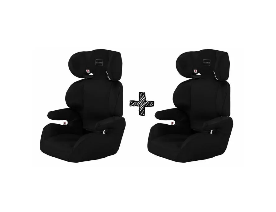 Set | 2x Autostoel Billy Zwart