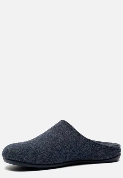 Basicz Pantoffels blauw Vilt