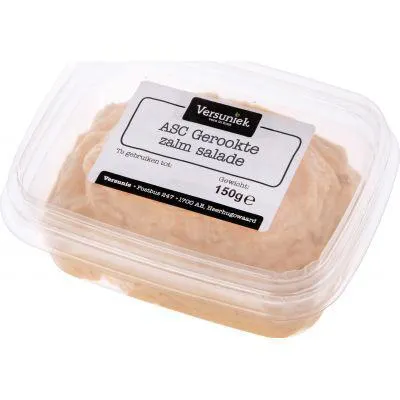 Versuniek Gerookte zalm salade