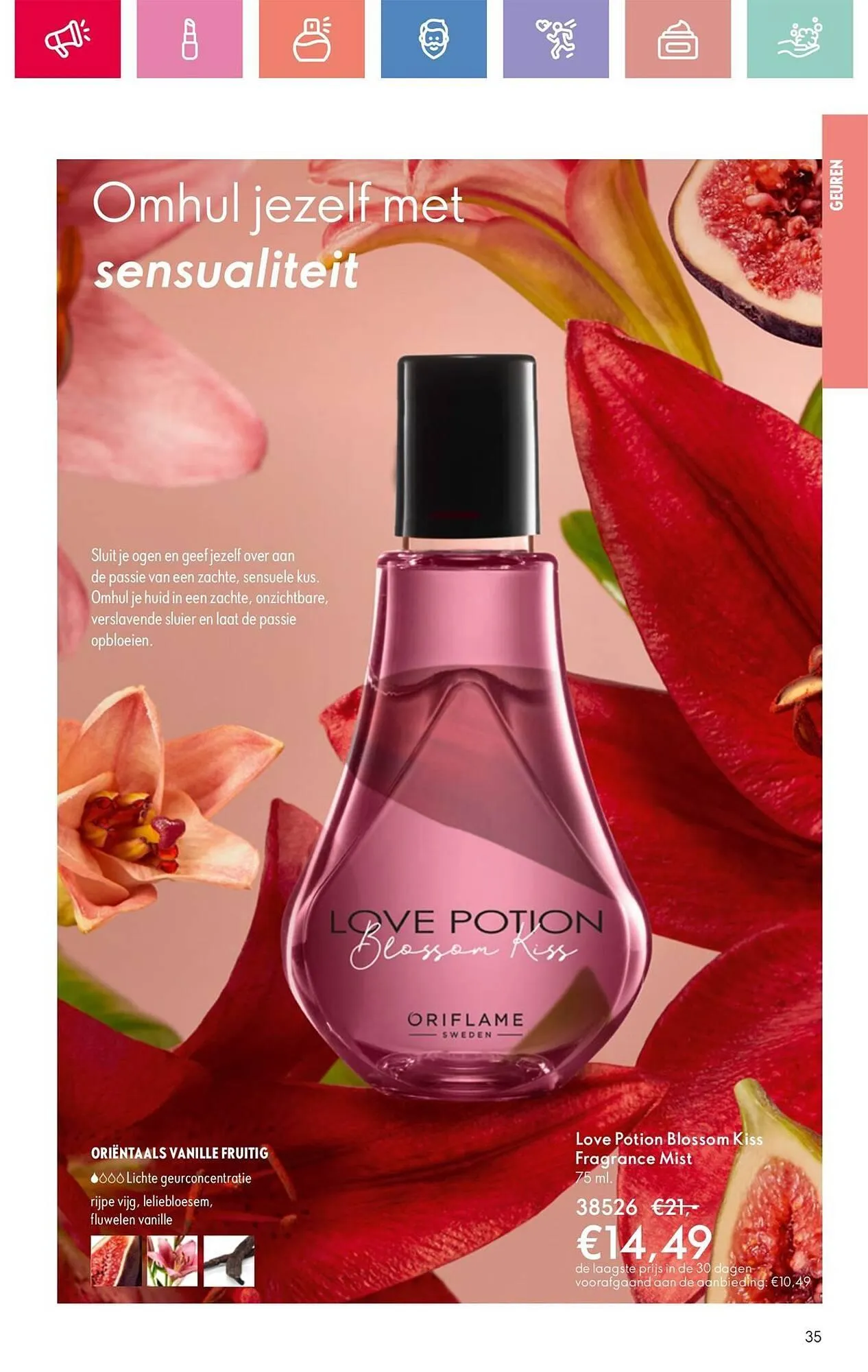 Oriflame folder van 10 maart tot 29 maart 2025 - Folder pagina 35