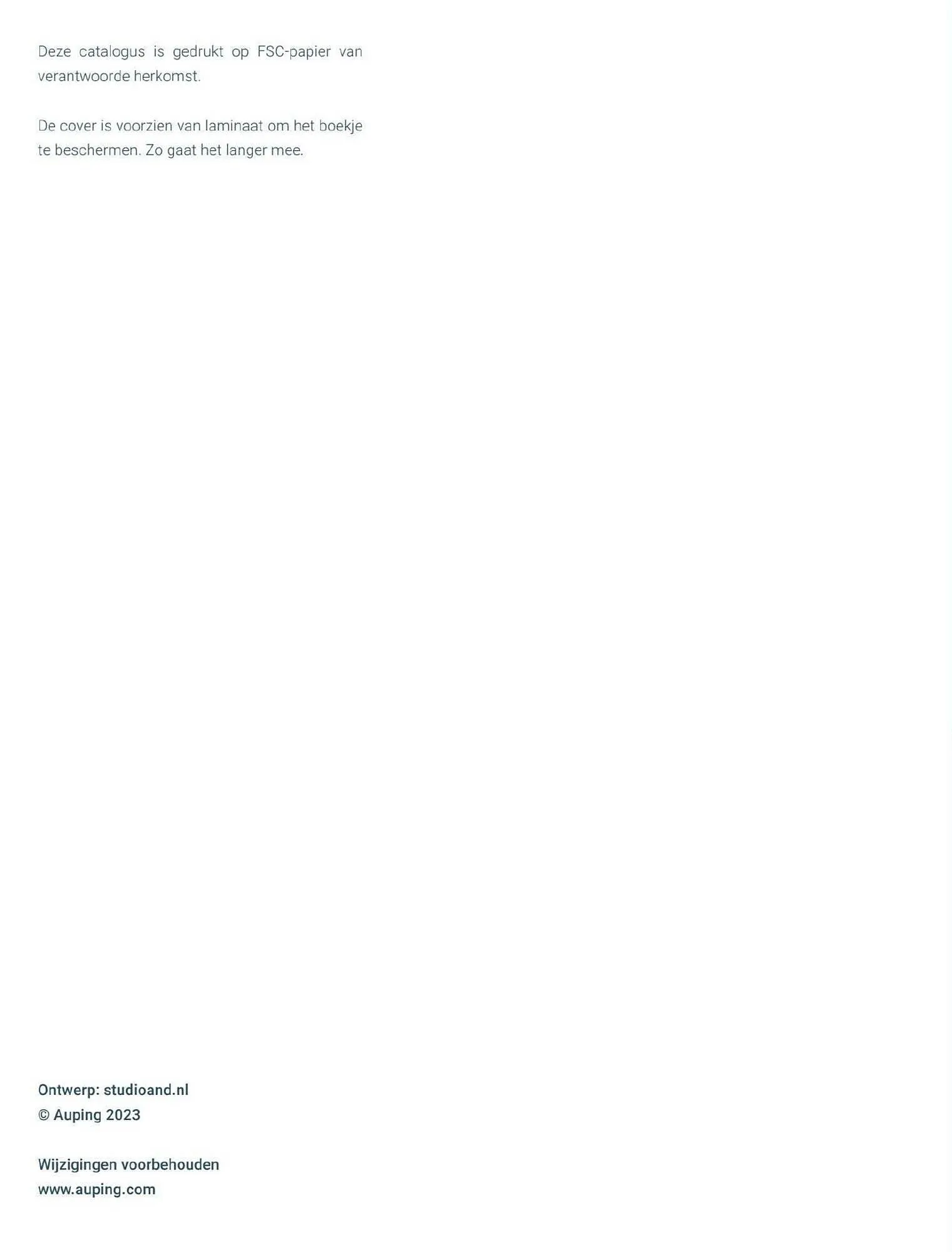 Auping magazine van 1 juli tot 31 december 2023 - Folder pagina 111