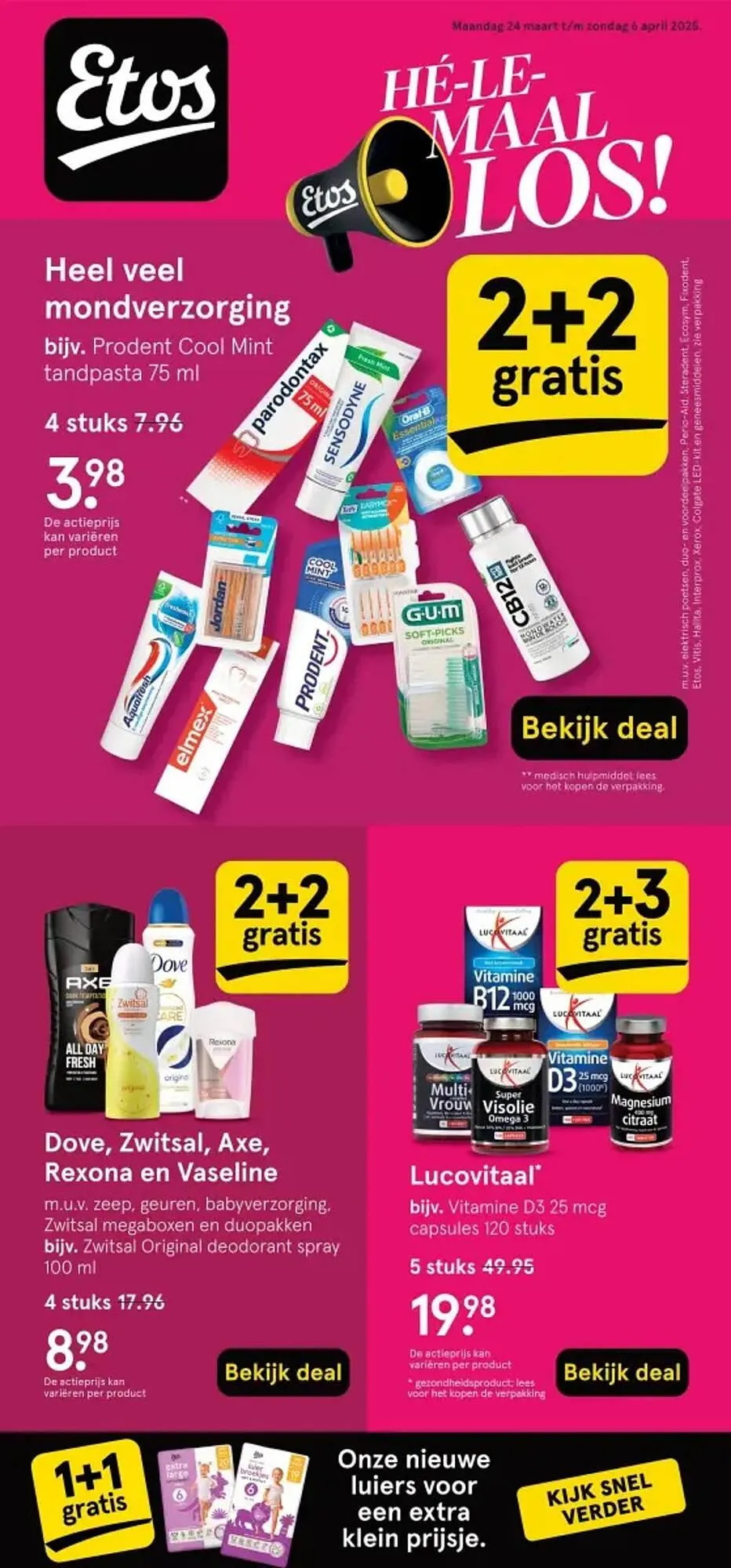 Etos folder van 23 maart tot 6 april 2025 - Folder pagina 1