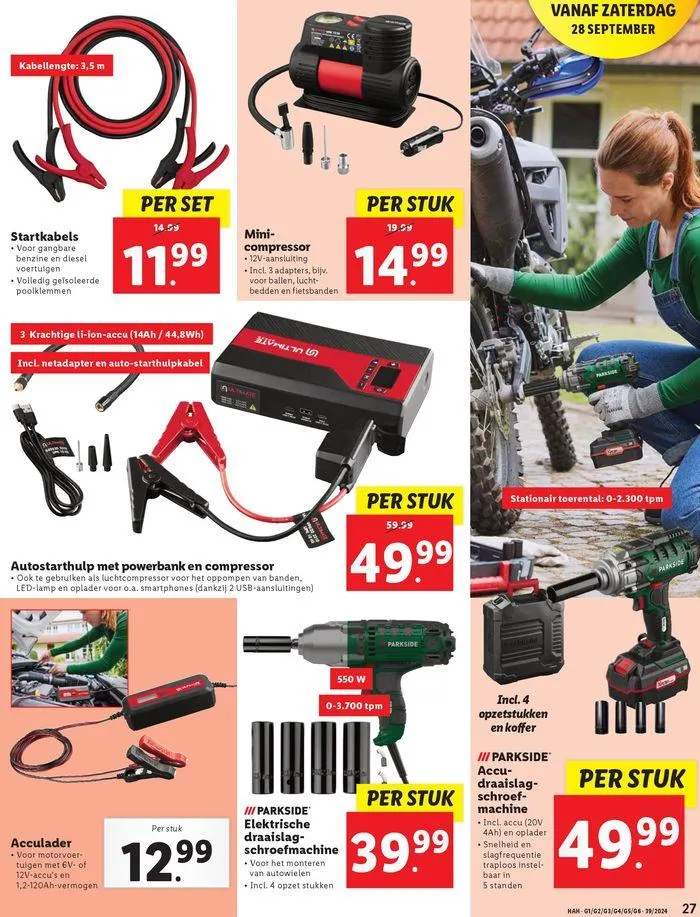 Aantrekkelijke speciale aanbiedingen voor iedereen! van 19 september tot 2 oktober 2024 - Folder pagina 35