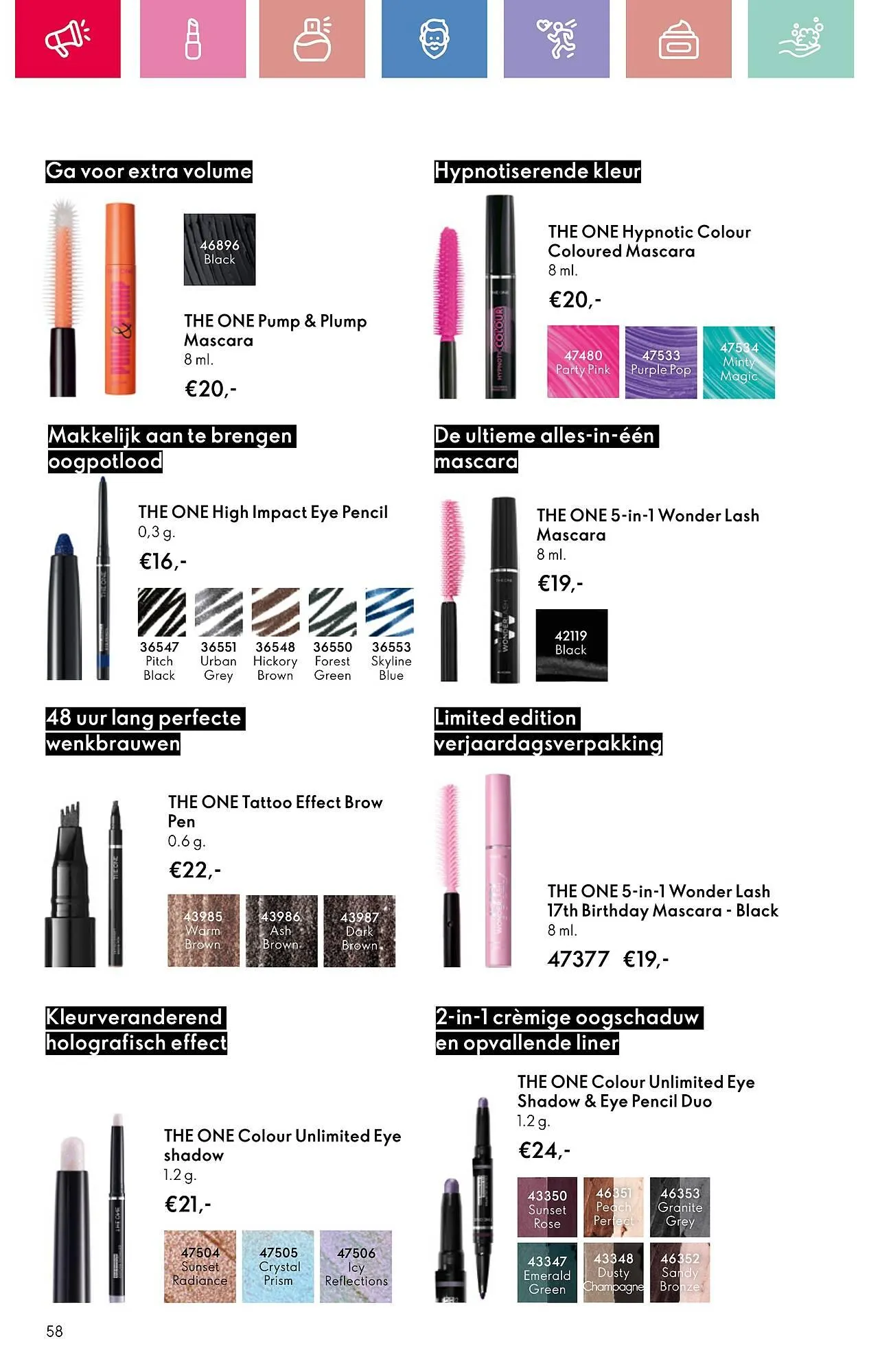 Oriflame folder van 31 maart tot 19 april 2025 - Folder pagina 58