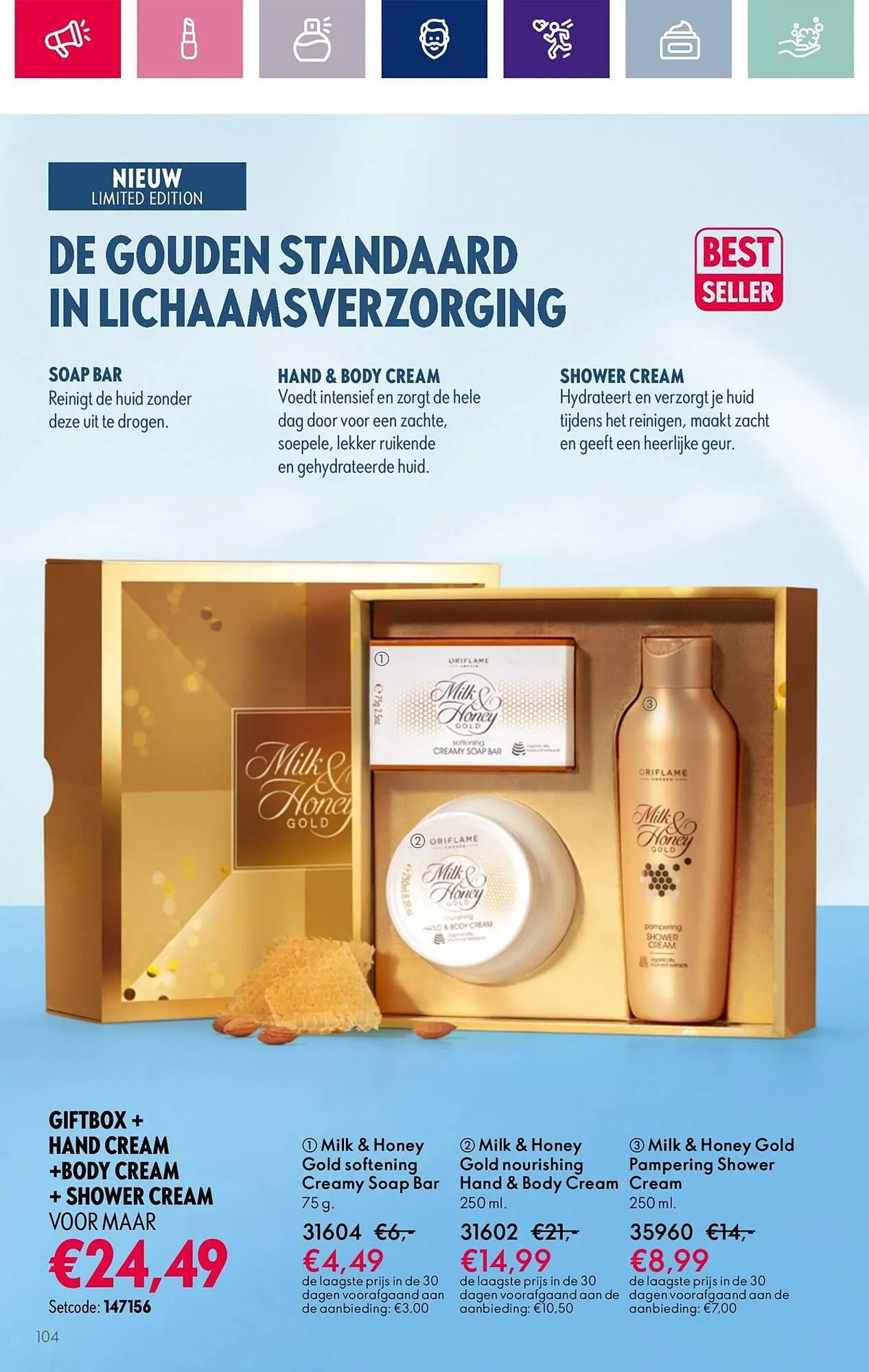 Oriflame folder van 1 december tot 19 december 2023 - Folder pagina 104
