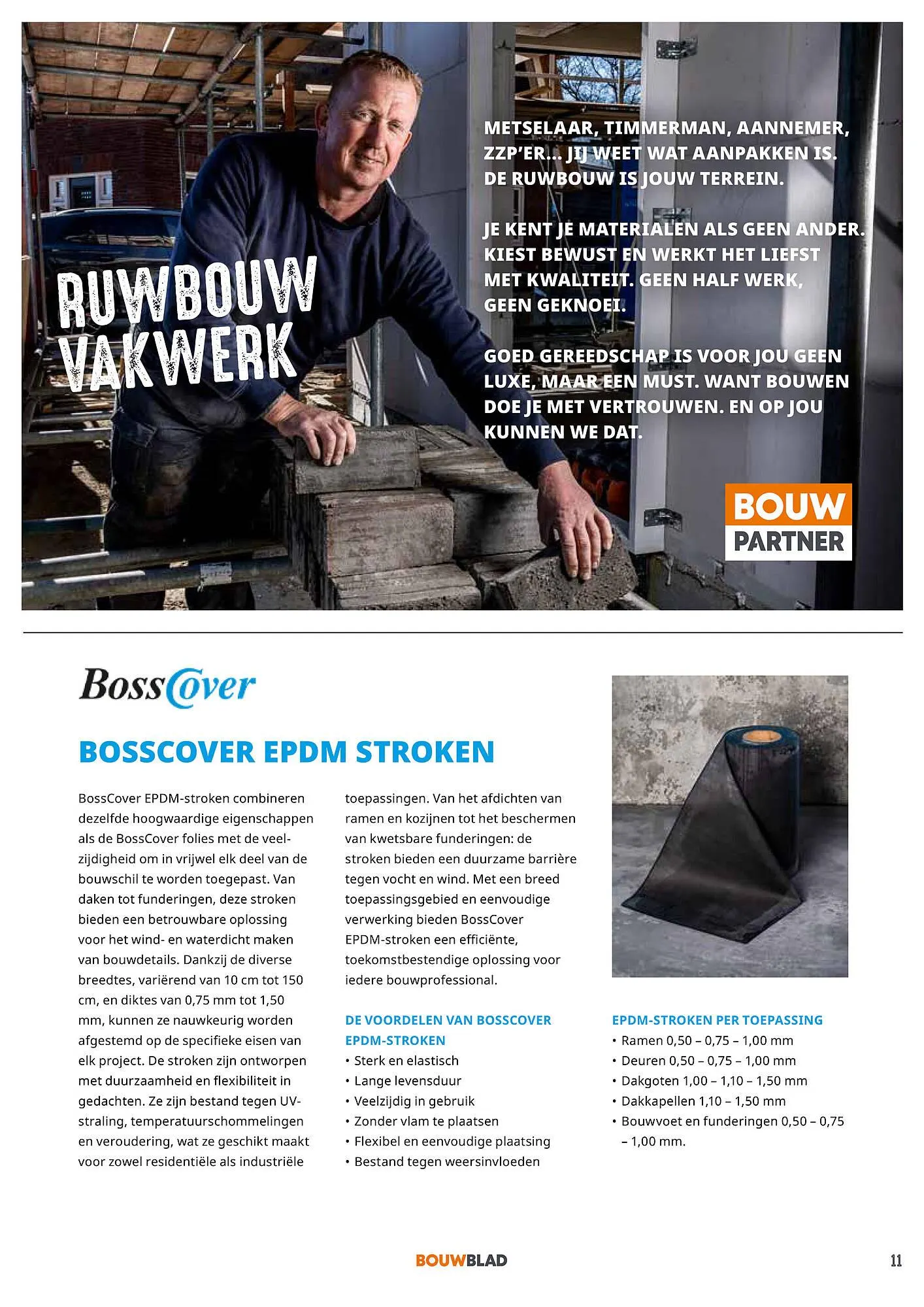 BPG Bouwpartner Groep folder van 1 mei tot 31 mei 2025 - Folder pagina 11