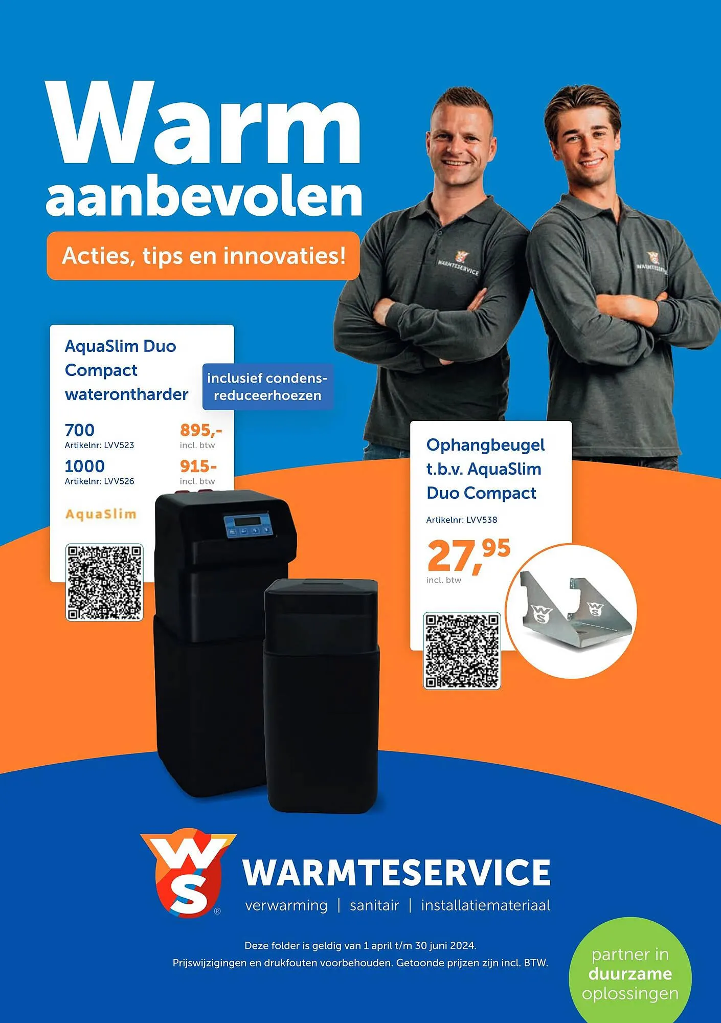 Warmteservice folder van 1 april tot 1 mei 2024 - Folder pagina