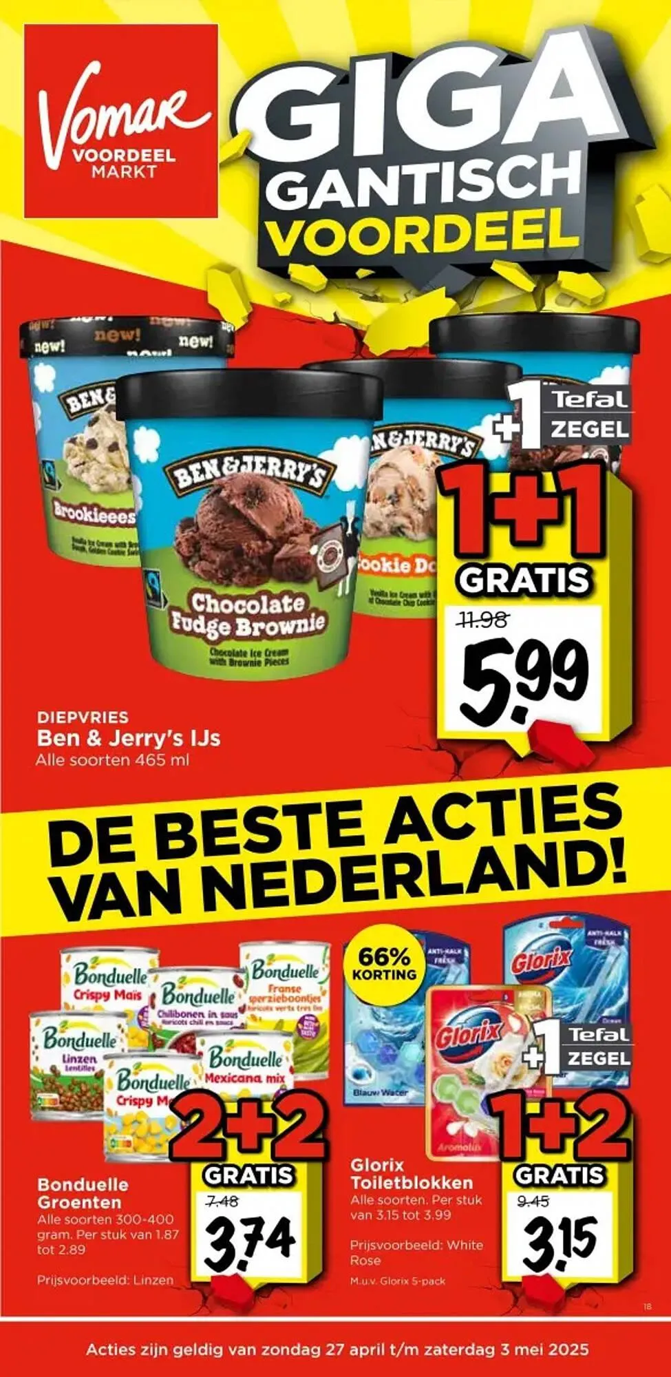 Vomar folder van 27 april tot 3 mei 2025 - Folder pagina 1