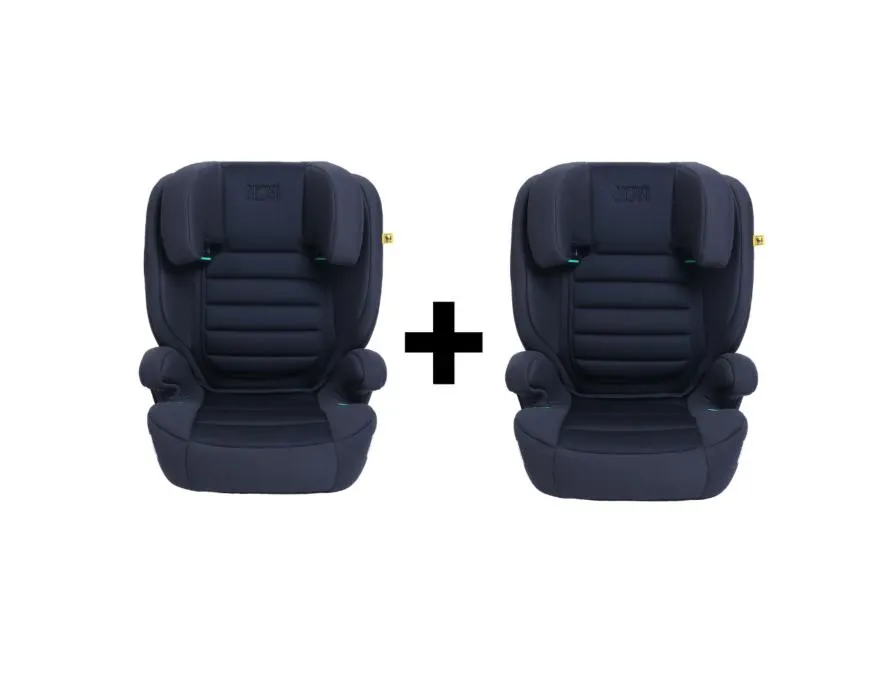 Set | 2x Autostoel Novi Baby® James Premium i-Size Gordel All Black