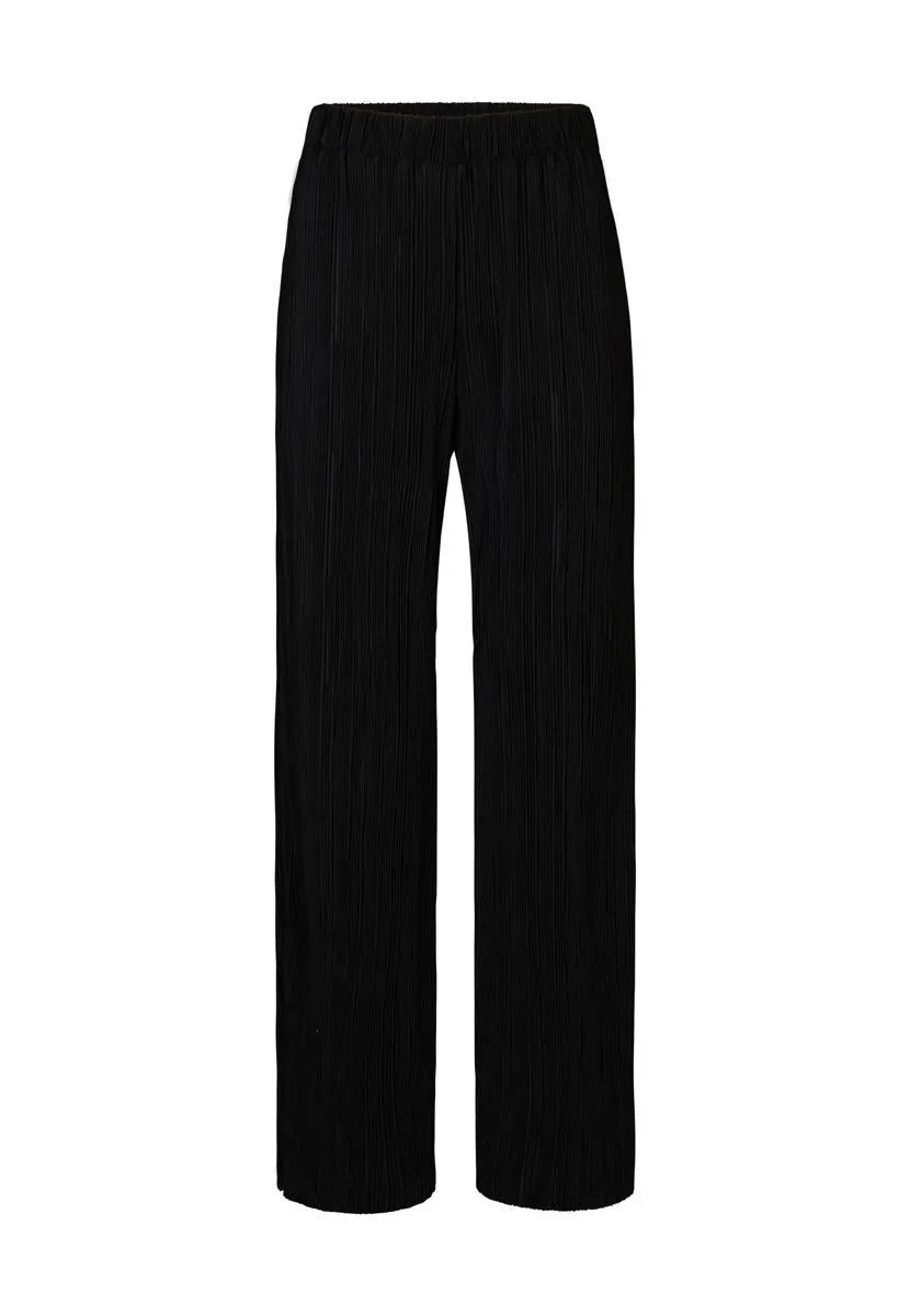 Broek plisse zwart