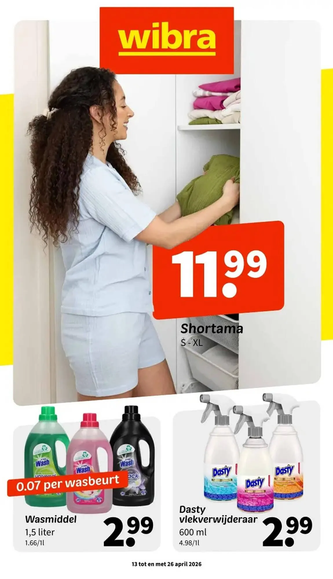 Wibra folder van 13 april tot 26 april 2026 - Folder pagina 1