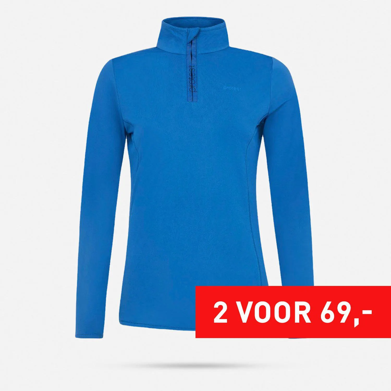 Protest fabriz 1/4 zip top pully Dames